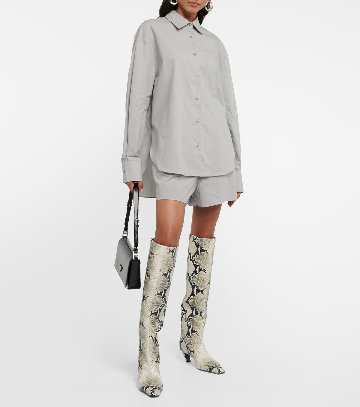 The Frankie Shop Lui cotton shirt