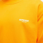 Represent Men's Owners Club Crew Sweat in Neon Orange