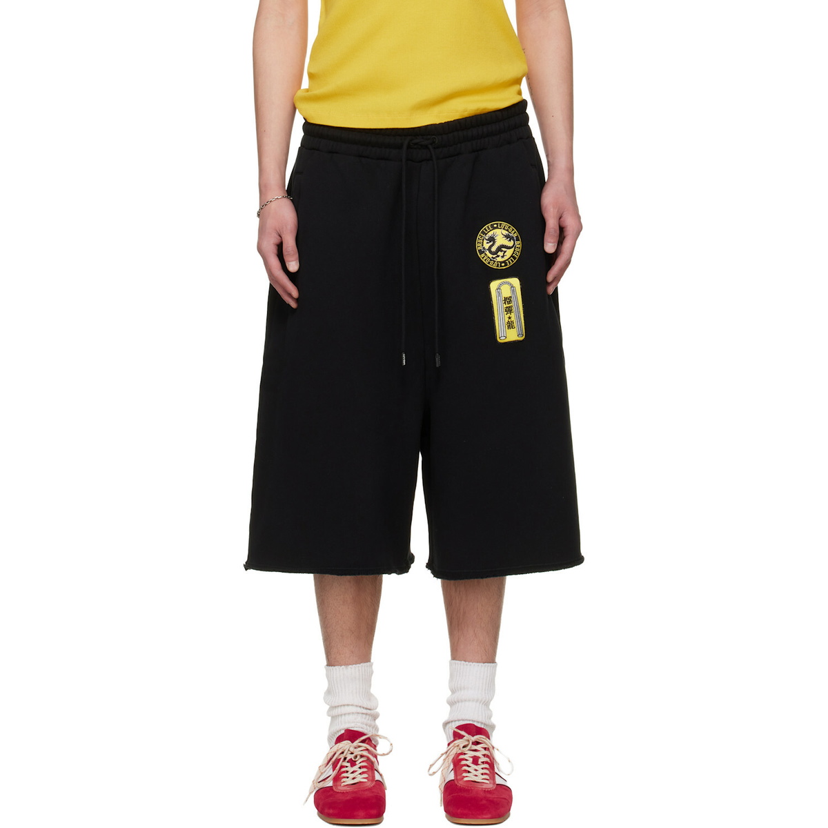 LU'U DAN BRUCE LEE x LỰU ĐẠN Black Zoku Shorts