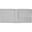 Balenciaga Gray Cash Square Folded Coin Wallet