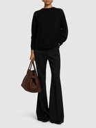 MAX MARA Salvia Wool Knit Crewneck Sweater