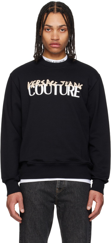 Photo: Versace Jeans Couture Black Logo Sweatshirt