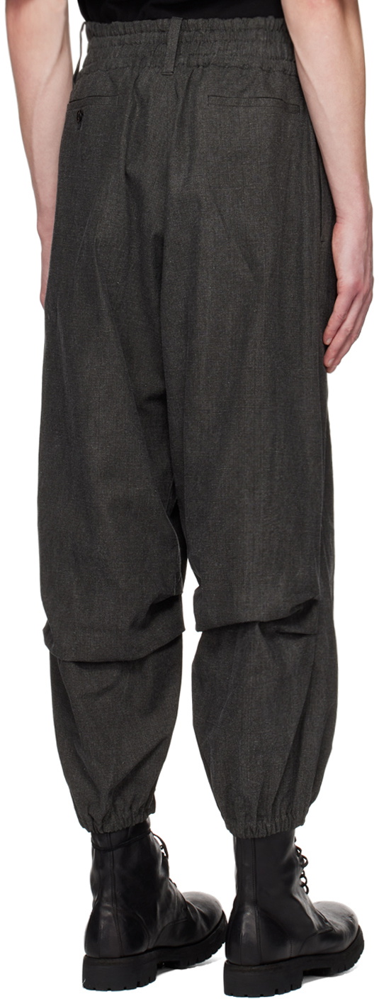 Y's Black A-Big Trousers