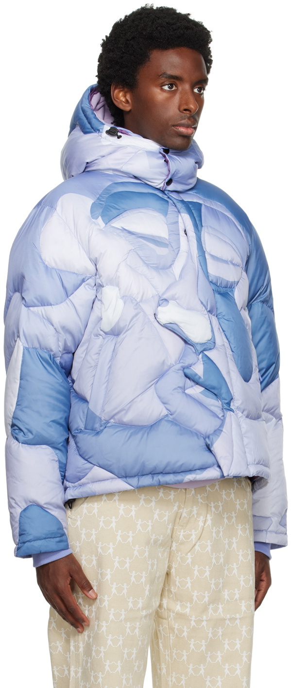 KidSuper Blue Kissing Down Jacket