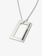 Le Gramme Sterling Silver Le 3.4g Polished Diamond Necklace