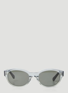 SUB003 Round Sunglasses in Transparent