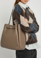 Tory Burch Romy Large Grained Leather Bucket bag - Taupe - One Size