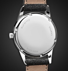 NOMOS Glashütte - Club 38 Campus 38mm Stainless Steel and Leather Watch, Ref. No. 735 - White