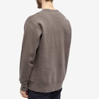 Norse Projects Men's Arne Relaxed Chain Stitch Logo Crew Sweat in Heathland Brown