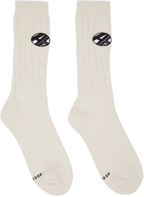 Photo: ADER error Off-White Distort Logo Socks