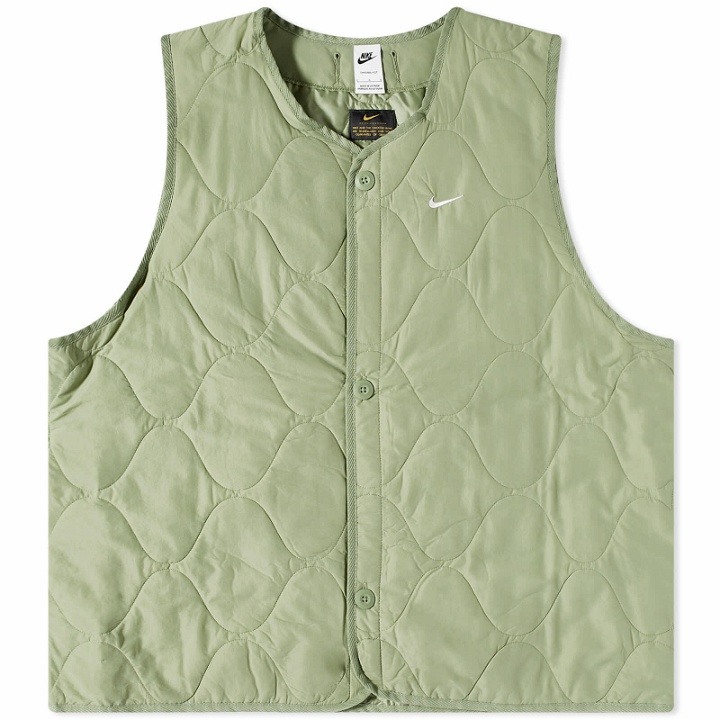 Photo: Nike Men's Life Insulated Military Vest in Oil Green/White