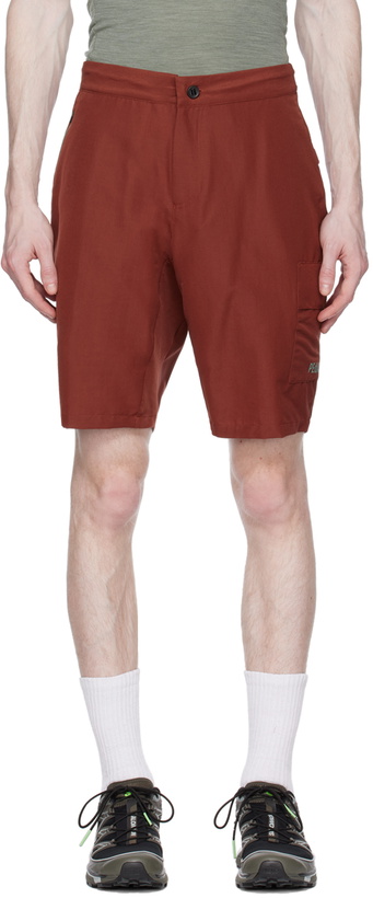 Photo: PEdALED Burgundy Water-Repellent Shorts