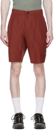 PEdALED Burgundy Water-Repellent Shorts