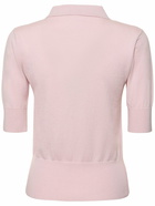 EXTREME CASHMERE Park Cotton & Cashmere Polo Sweater