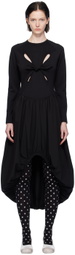 J.Kim Black Bale Midi Dress