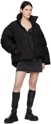 Diesel Black W-Oval Down Jacket