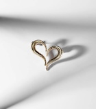 Mateo Swoosh 14kt gold earrings with diamonds