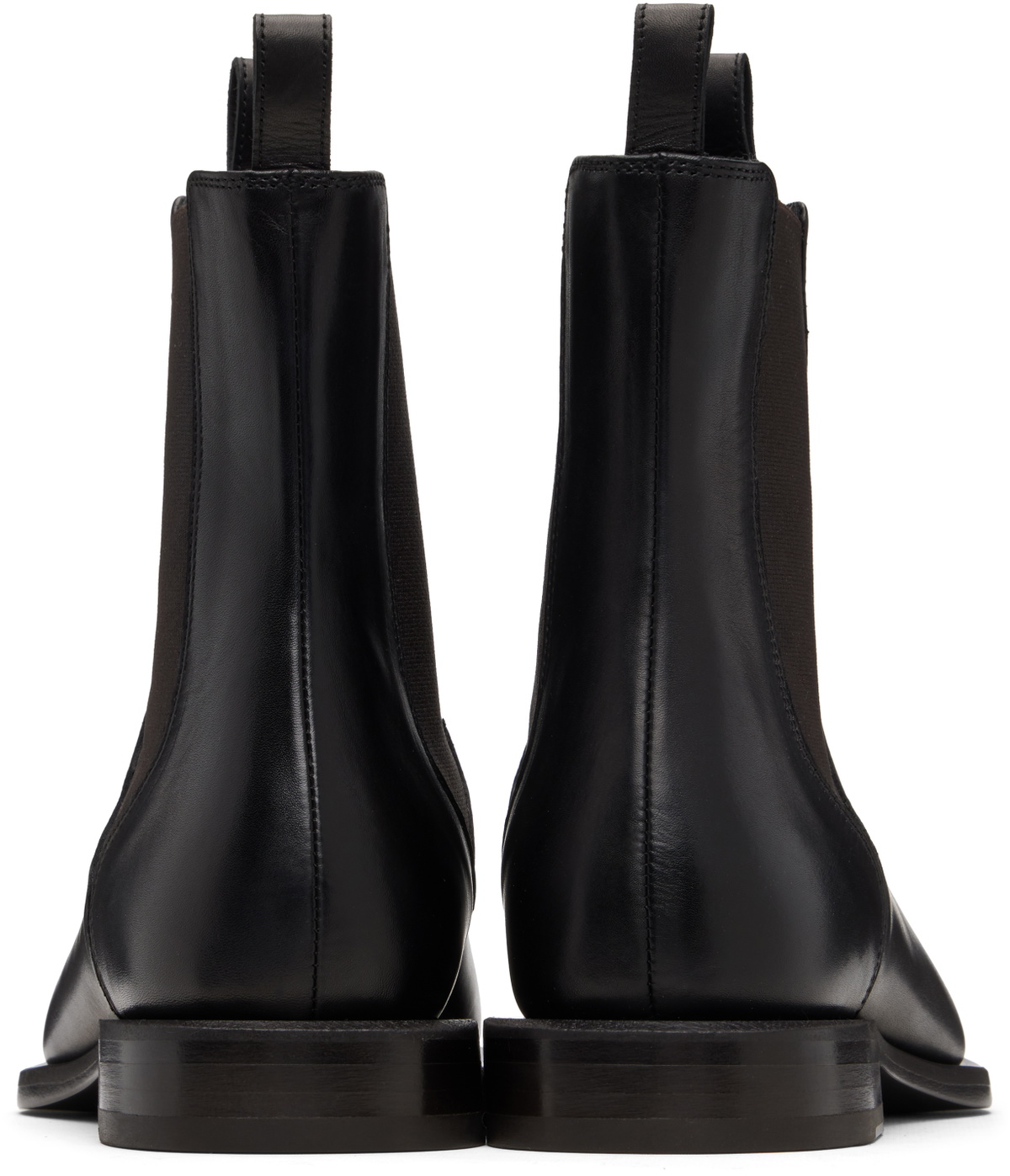 Lanvin Black Pointed Toe Chelsea Boots