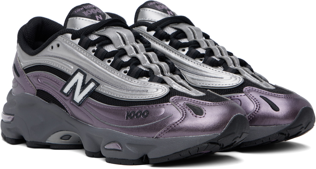 New Balance Silver & Purple 1000 Sneakers New Balance