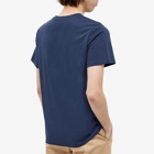 A.P.C. Men's Embroidered Raymond T-Shirt in Dark Navy