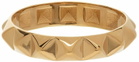 Valentino Garavani Gold Rockstud Ring