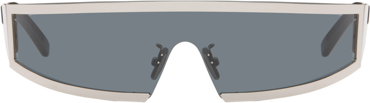 Photo: Givenchy Silver Square Sunglasses