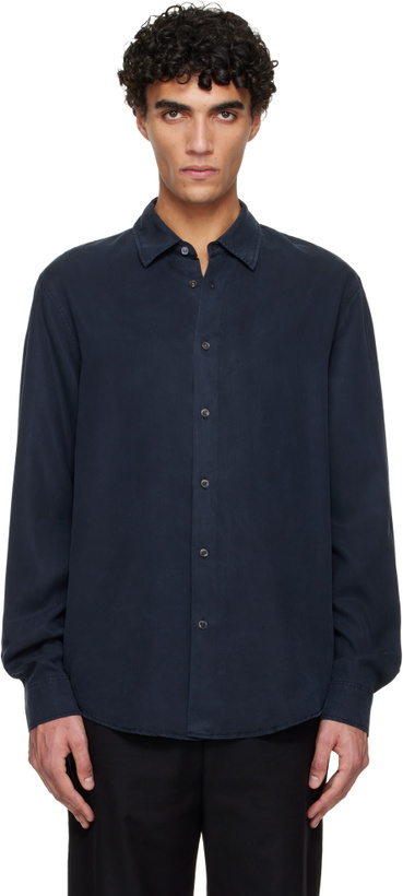 Photo: HOPE Navy Regular Fit Shirt