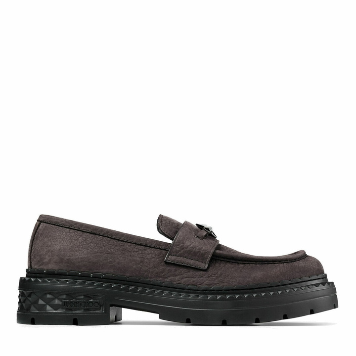 Jimmy Choo Black Star-Embossed Darblay Loafers Jimmy Choo display picture 2