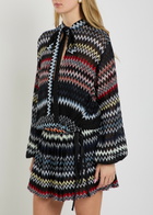 Missoni Chevron Fine-knit Mini Dress Multicoloured