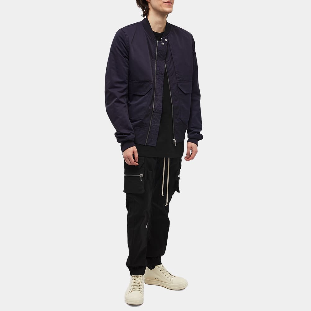 Rick Owens DRKSHDW Men's Lido Flight Jacket in Indigo