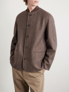 Loro Piana - Chilton Herringbone Virgin Wool and Cashmere-Blend Jacket - Brown