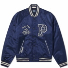 Polo Ralph Lauren Men's Lined Varsity Jacket in Aviator Navy