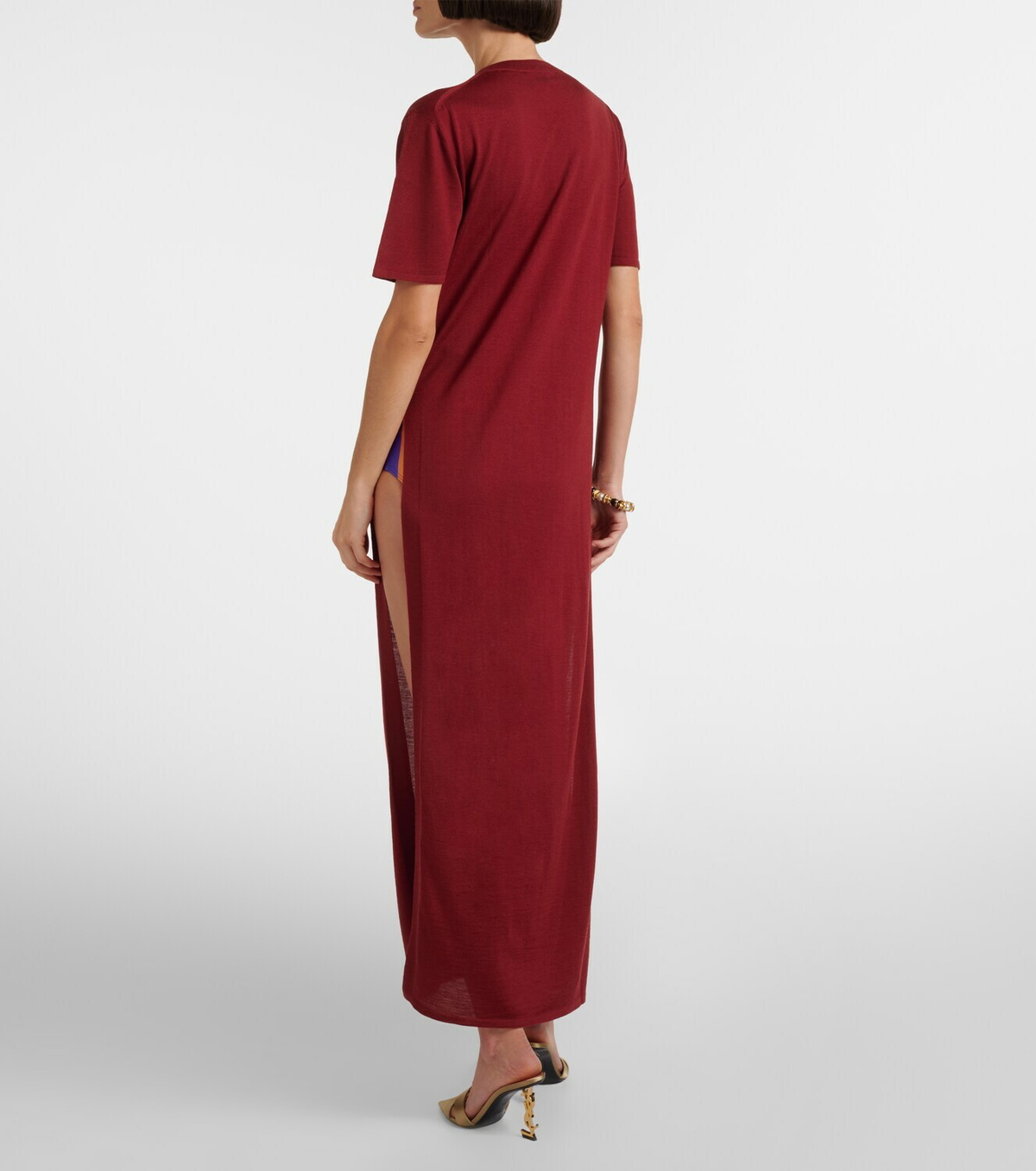 Saint Laurent Wool maxi dress