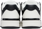 Palm Angels White & Black Venice Leather Sneakers