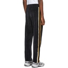 Palm Angels Black and White Chenille Track Pants