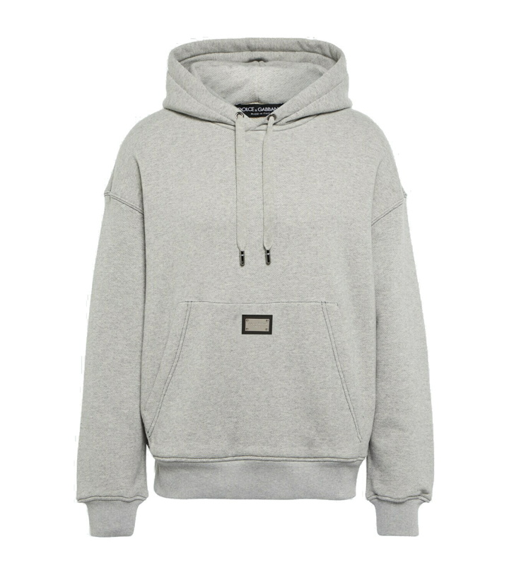 Photo: Dolce&Gabbana - Cotton-blend hoodie