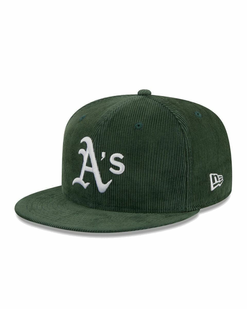 Photo: New Era Oakland Athletics Throwback Cord Cap White - Mens - Caps