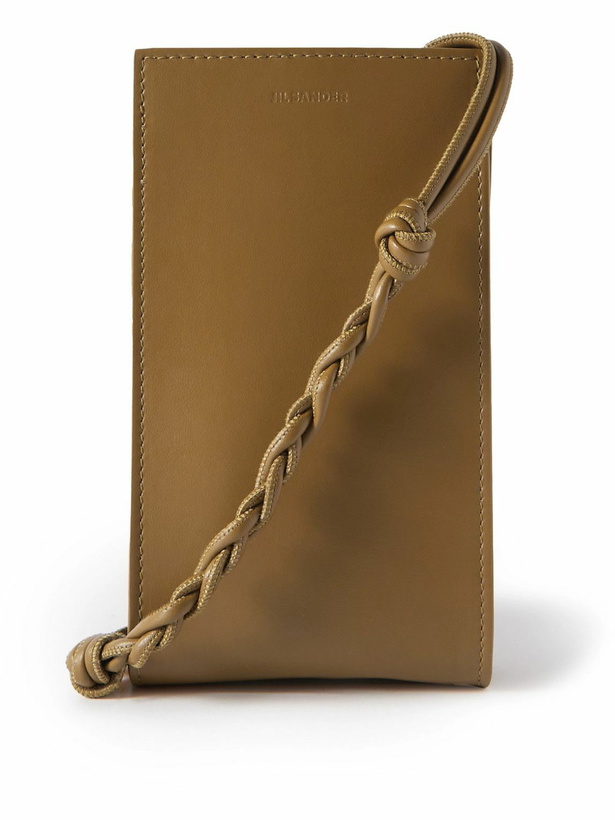 Photo: Jil Sander - Tangle Leather Phone Pouch