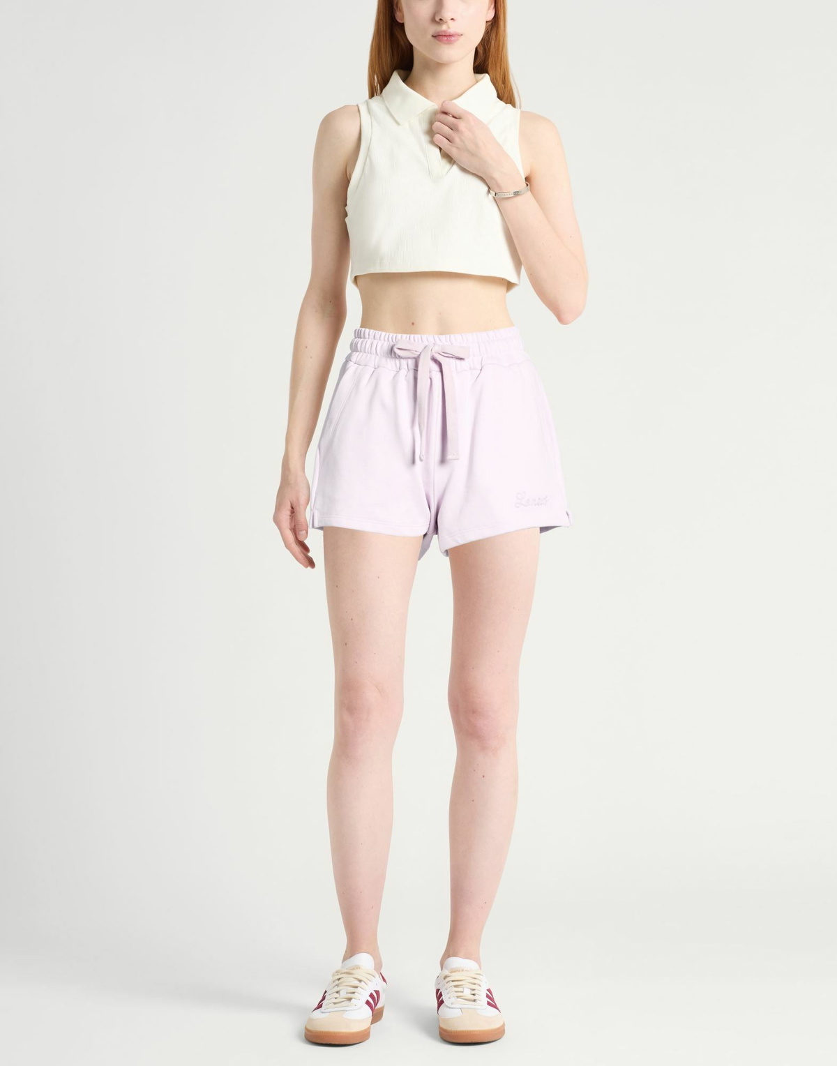 Laneus Womens Shorts & Bermuda Shorts Lilac