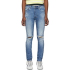 Ksubi Blue Nostalgia Trashed Chitch Jeans