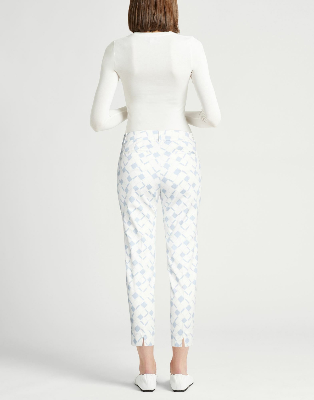 Peserico Womens Pants Light in Blue