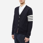 Thom Browne Men's Classic Merino Cardigan in Navy