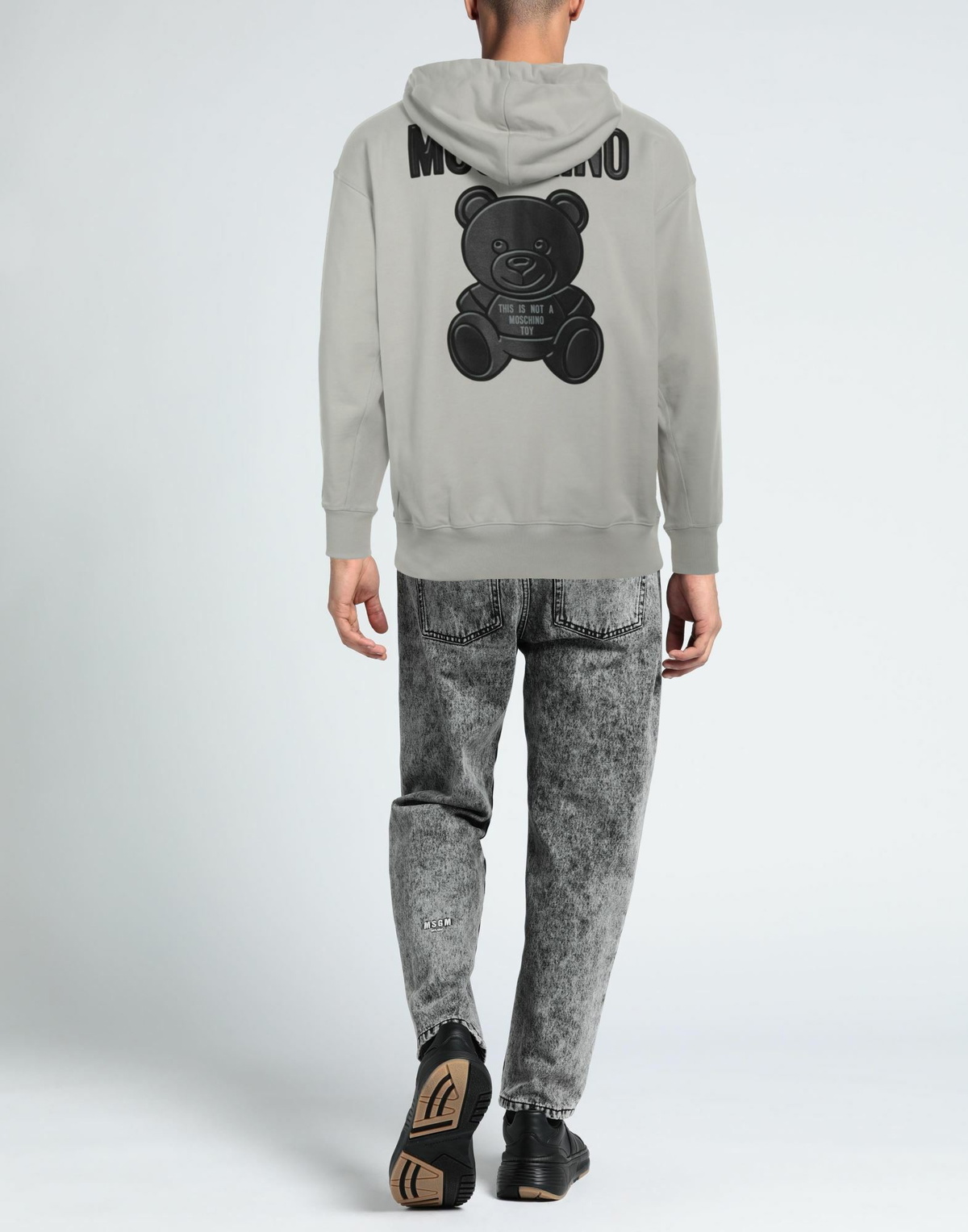 Moschino Mens Sweatshirt Light in Grey
