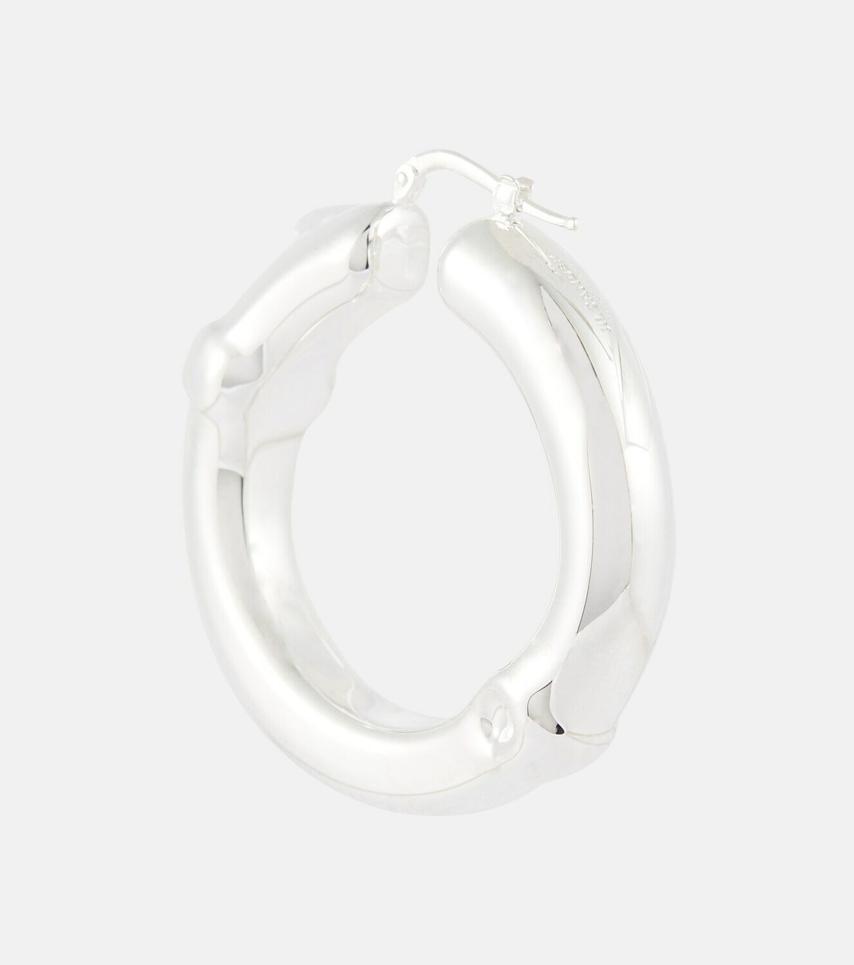 Jil Sander Small Bamboo hoop earrings Jil Sander