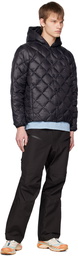 TAION Black Hooded Down Jacket