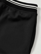 CELINE - Straight-Leg Striped Jersey Sweatpants - Black