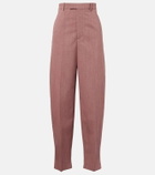 Bottega Veneta Wool and linen-blend tapered pants