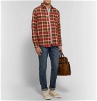 J.Crew - Wallace & Barnes Slim-Fit Checked Cotton-Flannel Shirt - Men - Red
