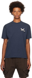 Jacquemus Navy Le Chouchou 'Le T-Shirt Nœud' T-Shirt