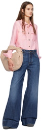 Bottega Veneta Pink Small Jodie Bag